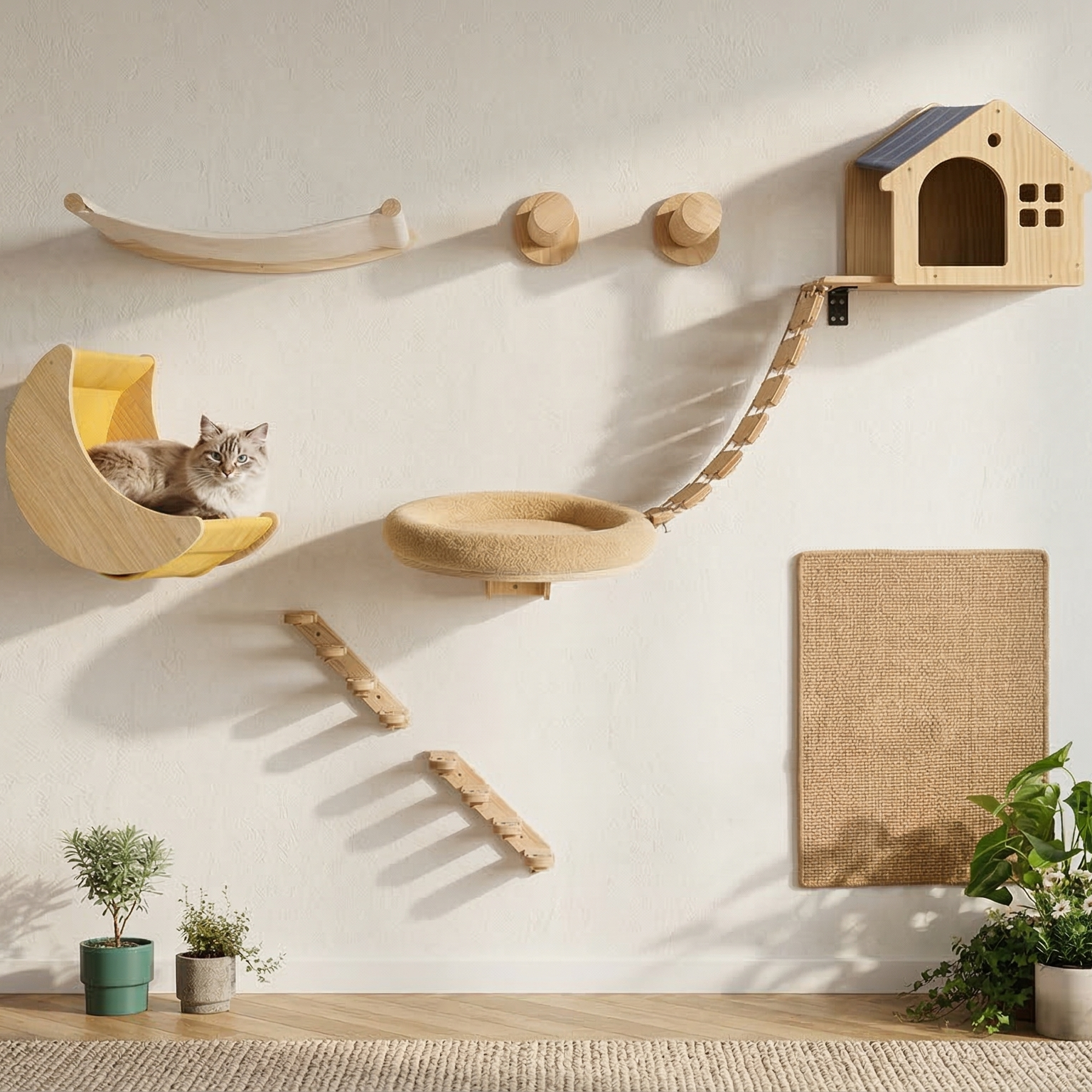 Arbre à Chat Mural | Anatole